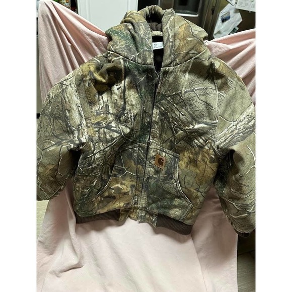 Carhartt Realtree Camo Child Jacket Size Extra Small